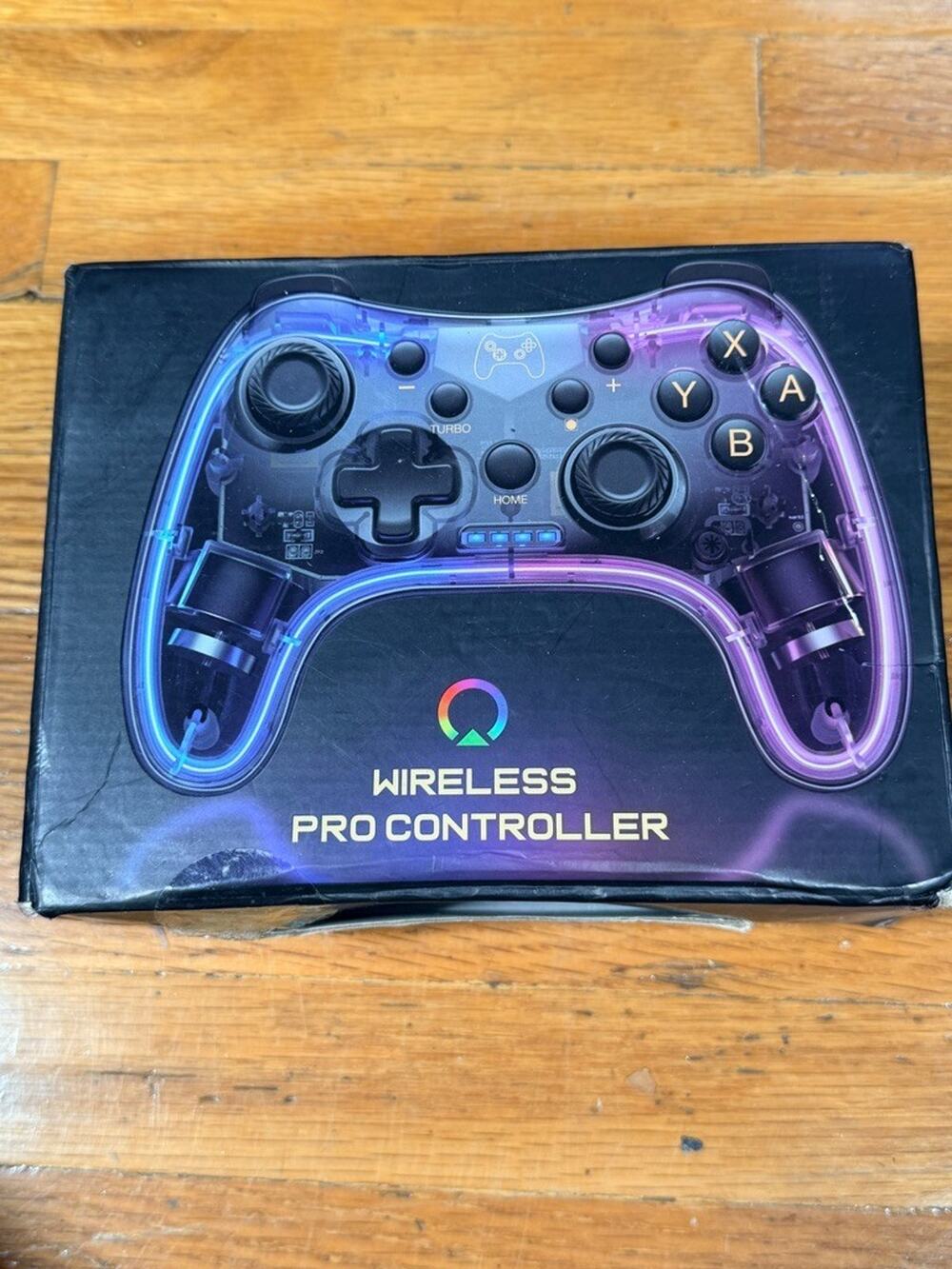 BEBONCOOL Q206 B01 Transparent RGB Wireless Controller for Nintendo Switch – Box